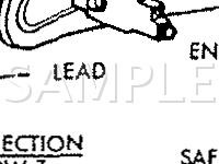 Engine Compartment  Diagram for 1990 Dodge Spirit LE 3.0 V6 GAS