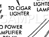 Instrument Panel Connectors  Diagram for 1989 Plymouth Acclaim LE 2.5 L4 GAS