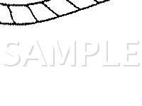 LH Front Side Of Engine Splices  Diagram for 1989 Plymouth Acclaim  2.5 L4 GAS
