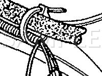 Speed Control Components Diagram for 1989 Dodge Aries LE 2.2 L4 GAS