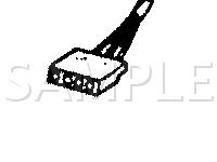 Instrument Panel Splices Diagram for 1989 Dodge Aries LE 2.2 L4 GAS