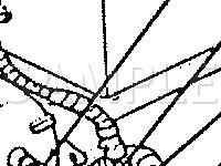 LH Side Of Engine Compartment  Diagram for 1989 Dodge Grand Caravan LE 3.0 V6 GAS