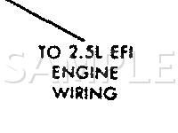 RH Front Side Of Engine Compartment  Diagram for 1989 Dodge Grand Caravan LE 3.0 V6 GAS