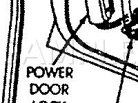 Front Door Components Diagram for 1989 Dodge Grand Caravan SE 3.0 V6 GAS
