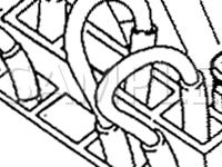 Fuse & Fusible Link Locations  Diagram for 1989 Chrysler Conquest TSI 2.6 L4 GAS