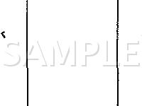Exhaust Emission Control System Component Locations  Diagram for 1989 Chrysler Conquest TSI 2.6 L4 GAS