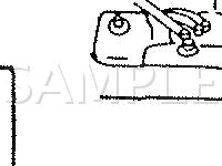 Crankcase Emission Control System Component Location  Diagram for 1989 Dodge RAM 50 Custom 2.6 L4 GAS