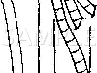  RH Side Kick Panel Splices   Diagram for 1990 Chrysler Daytona  3.0 V6 GAS