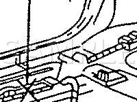  RH Body Side Splices  Diagram for 1990 Dodge Dynasty LE 3.3 V6 GAS