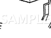  Left Side Engine Compartment Component Location Diagram for 1990 Chrysler Imperial  3.3 V6 GAS