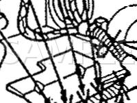  Left Front Engine Compartment Splice Location  Diagram for 1990 Chrysler Imperial  3.3 V6 GAS
