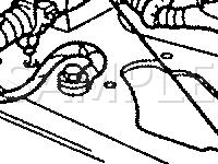 Right Front Engine Compartment Splice Location  Diagram for 1990 Chrysler Imperial  3.3 V6 GAS