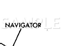 Cowl & Instrument Panel Electrical Components Diagram for 1989 Dodge Lancer ES 2.5 L4 GAS