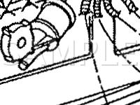 Door Splices Diagram for 1990 Chrysler Lebaron  2.5 L4 GAS