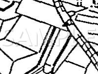 Console Splice Locations Diagram for 1990 Chrysler Lebaron GTC 2.2 L4 GAS