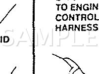 Electronic Control Unit & LH Side Of Engine Compartment Components Diagram for 1989 Eagle Medallion DL 2.2 L4 GAS