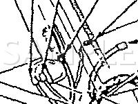 LH Side Body Components  Diagram for 1989 Eagle Medallion LX 2.2 L4 GAS