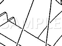 LH Side Of Engine Compartment Diagram for 1989 Eagle Premier LX 2.5 L4 GAS