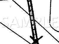 ECU Splice Locations Diagram for 1989 Eagle Premier LX 2.5 L4 GAS