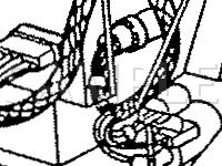  I/P Splice Locations Diagram for 1990 Plymouth Sundance  2.5 L4 GAS