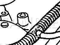Fuel Injector System Splices Diagram for 1991 Eagle Premier LX 3.0 V6 GAS