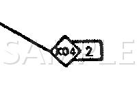 Engine Splices Diagram for 1991 Dodge Shadow ES 2.5 L4 GAS