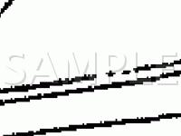 Deck Lid Splice Locations Diagram for 1993 Dodge Daytona Iroc R/T 2.2 L4 GAS
