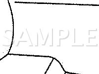 Cowl Panel Splices Diagram for 1995 Dodge Spirit  3.0 V6 GAS