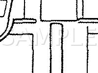 Front Lower LH Side Of Engine Diagram for 1996 Plymouth Grand Voyager  2.4 L4 GAS