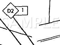 Engine Compartment Wiring (Right) Diagram for 1995 Dodge Caravan SE 3.3 V6 GAS