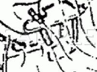 I/P & Steering Column Component & Wiring Connector Locations Diagram for 1996 Dodge Caravan SE 2.4 L4 GAS