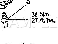 Fuel Filter Diagram for 1996 Chrysler LHS  3.5 V6 GAS