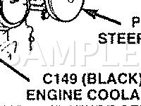 Engine Components Diagram for 1996 Dodge B3500 VAN  5.9 V8 GAS