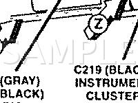 Instrument Panel Components Diagram for 1996 Dodge B3500 VAN Sportsman 5.2 V8 GAS