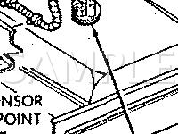 Rear Body & Underbody Components Diagram for 1995 Dodge B2500 VAN  5.2 V8 CNG