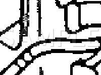RH Front Of Engine Compartment Diagram for 1998 Dodge Intrepid  2.7 V6 GAS