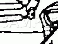 LH Side Of Engine Diagram for 1997 Dodge RAM 3500 Pickup  5.9 V8 GAS