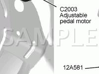 Pedal Assembly Diagram for 2008 Ford F-150 XL 4.2 V6 GAS