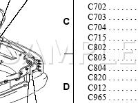Body Diagram for 2002 Lincoln Continental  4.6 V8 GAS