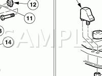 Front Suspension Diagram for 2002 Ford Crown Victoria  4.6 V8 GAS