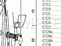 Left Front Door Diagram for 2002 Ford Crown Victoria  4.6 V8 GAS