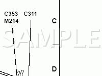 Components Behind Rear Seats Diagram for 2002 Ford Crown Victoria  4.6 V8 CNG