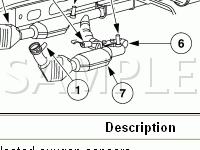 Exhaust System Diagram for 2002 Ford E-150 Econoline  4.2 V6 GAS
