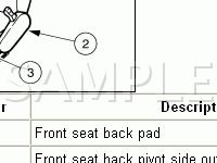 Front Seat-Manual Diagram for 2002 Ford E-150 Econoline  4.2 V6 GAS
