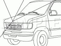 Air Cleaner Assembly Diagram for 2002 Ford E-250 Econoline  4.2 V6 GAS