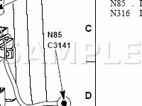 Kick Panel Diagram for 2002 Ford E-250 Econoline  4.2 V6 GAS
