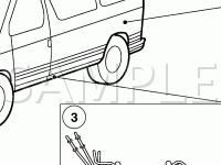 Auxiliary Blower Motor Switch,Auxiliary Climate Control Housing Diagram for 2002 Ford E-150 Econoline  4.6 V8 GAS