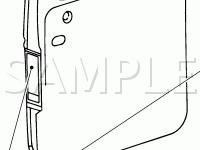 Left Rear Door Diagram for 2002 Ford E-250 Econoline  5.4 V8 CNG