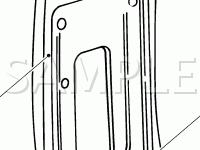 Hinged Rear Side Cargo Door Diagram for 2002 Ford E Super Duty  5.4 V8 GAS