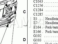 Engine Compartment,Front Diagram for 2002 Ford E Super Duty  6.8 V10 GAS